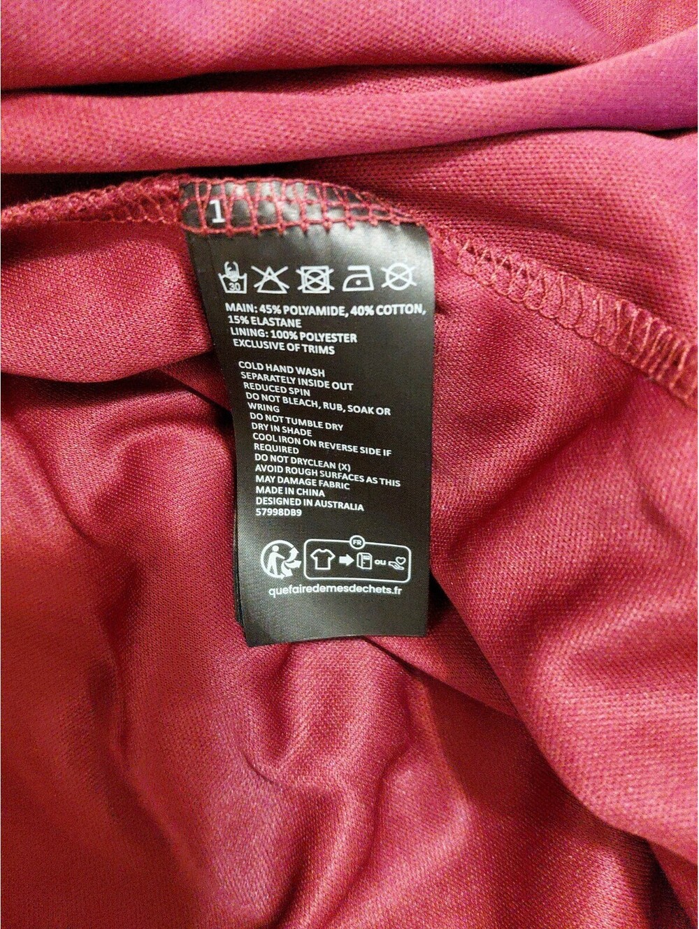 NWT Sexy BARDOT Louisa Mesh Midi Dress in Burgundy Size 10 #187 - Picture 8 of 12